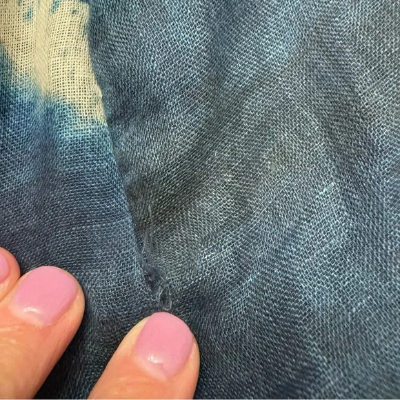 Ralph Lauren Purple Label Yazmin Batik Print Linen Silk Pants Size 8 - Picture 14 of 16